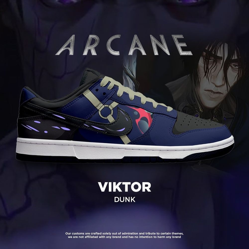 JWFancy Viktor Arcane AJ1 Low Sneakers Shoes For Men And Women