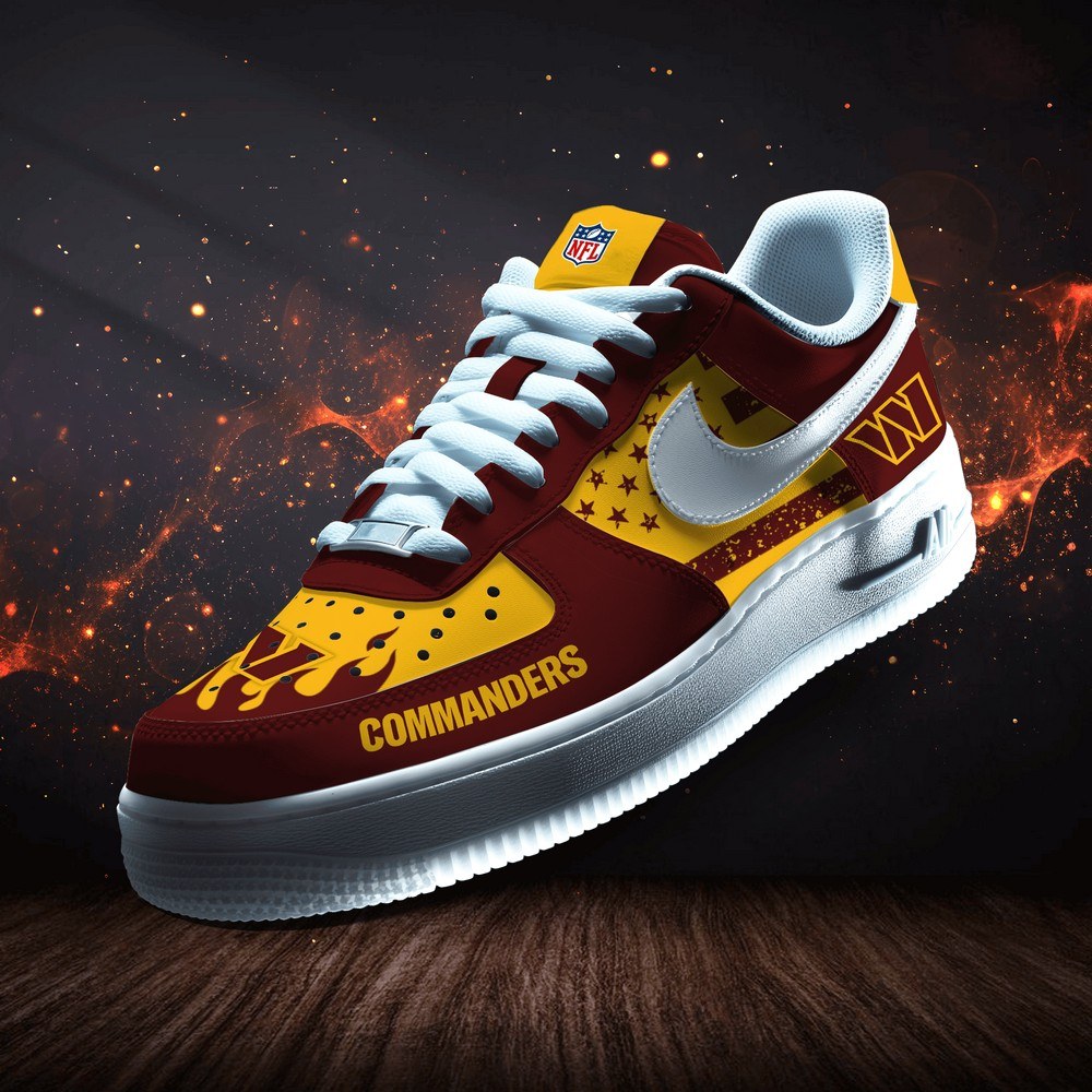 JWFancy Washington Commanders Version 6 Air Low-Top Sneakers Shoes For Men And Women