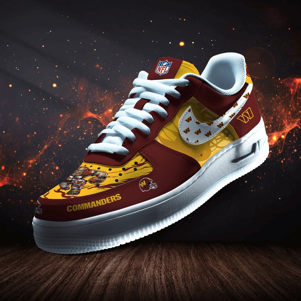 JWFancy Washington Commanders Version 9 Air Low-Top Sneakers Shoes For Men And Women