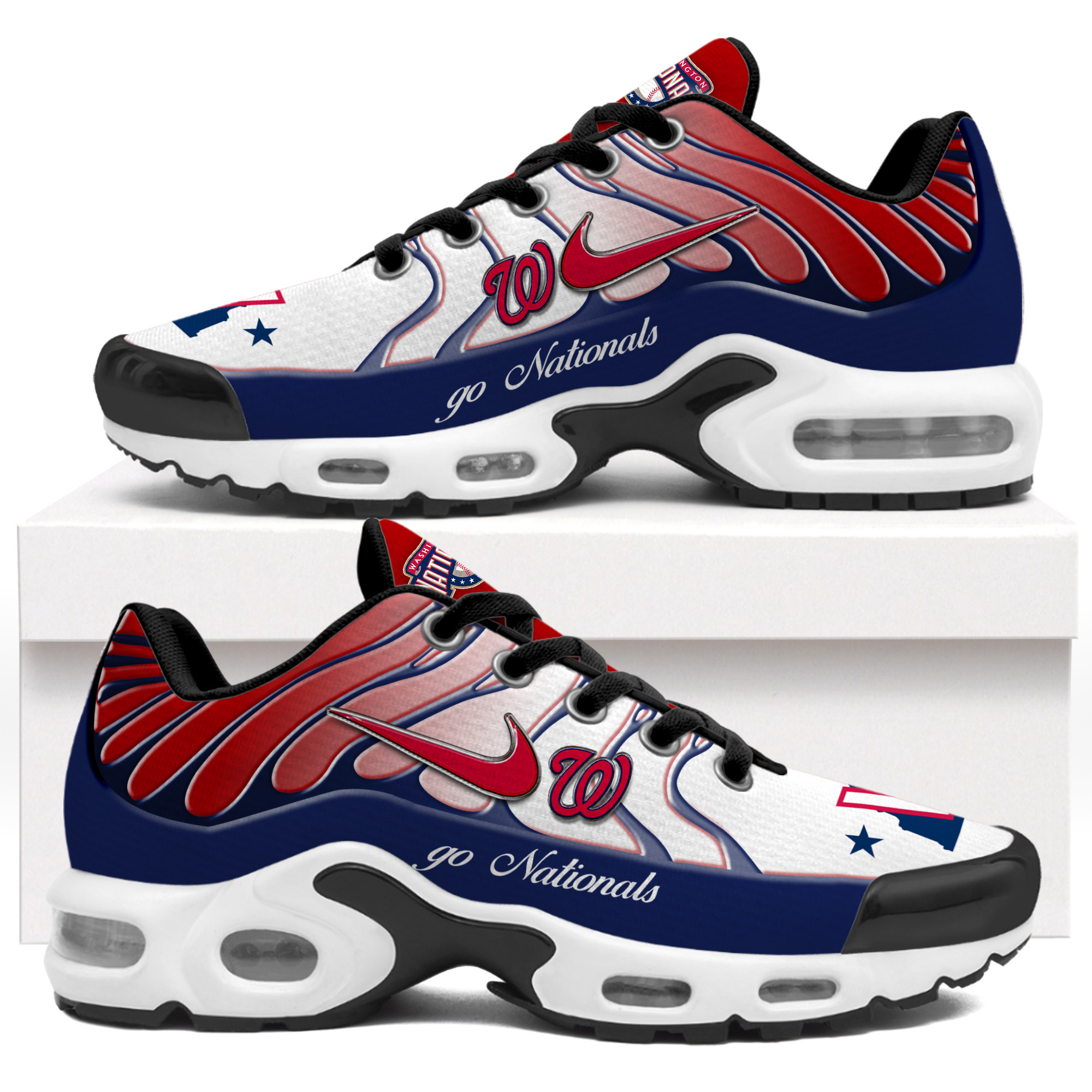 JWFancy Washington Nationals TN Shoes Sneakers For Men And Women