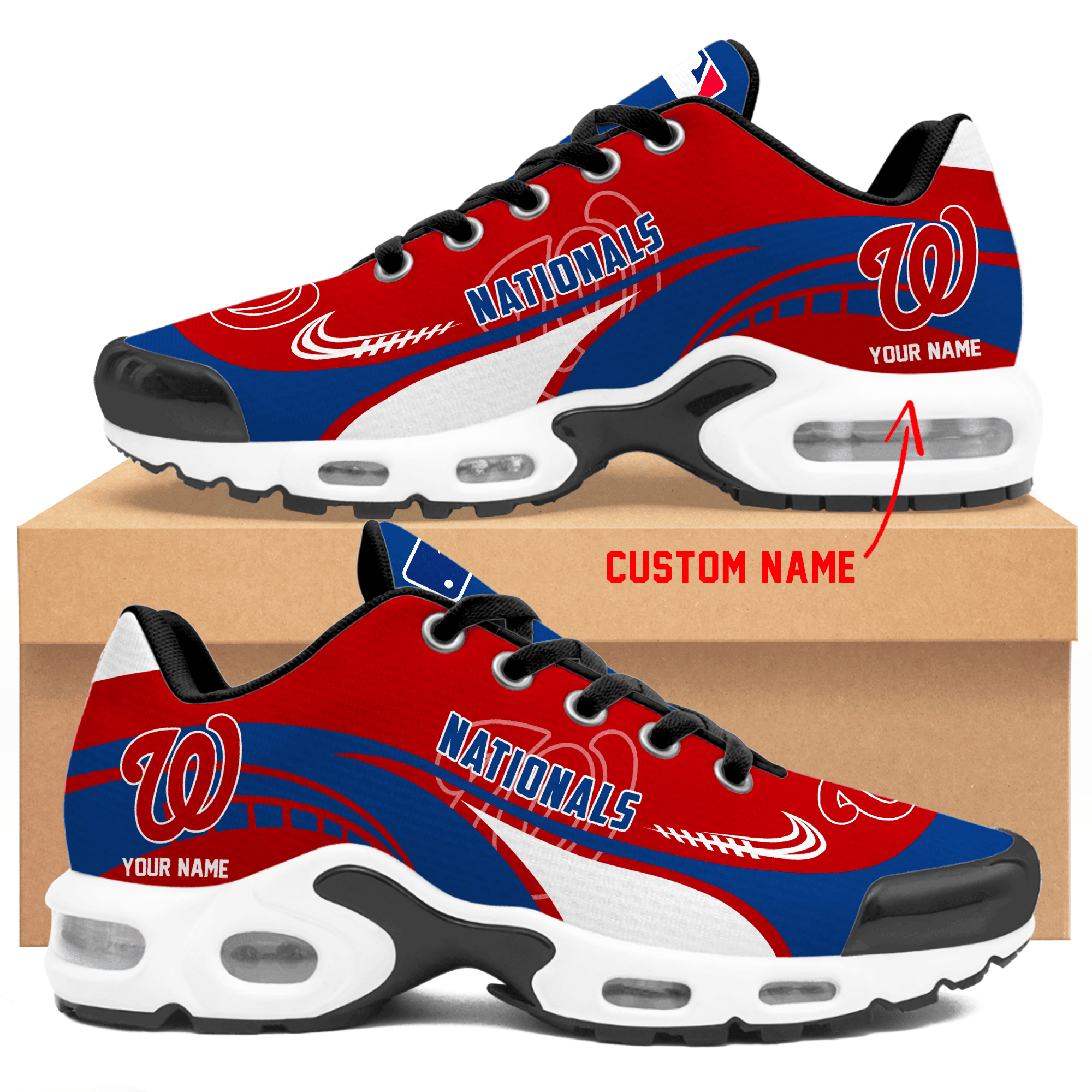 JWFancy Washington Nationals TN Shoes Sneakers For Men And Women