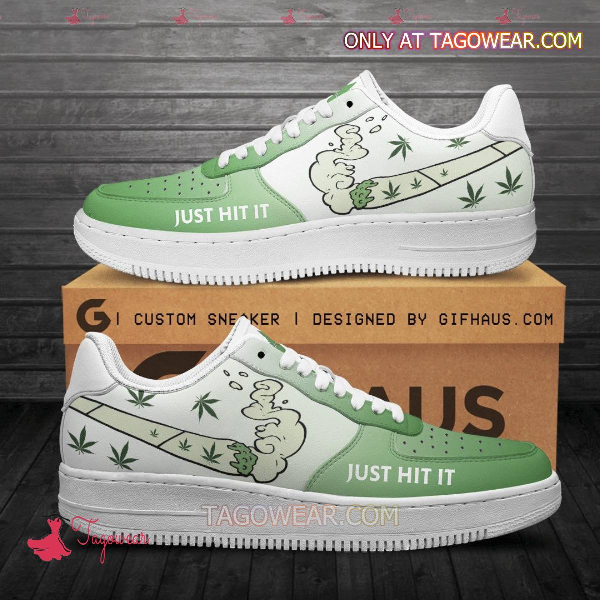 JWFancy Weed 420 Air Low-Top Sneakers Shoes For Men And Women