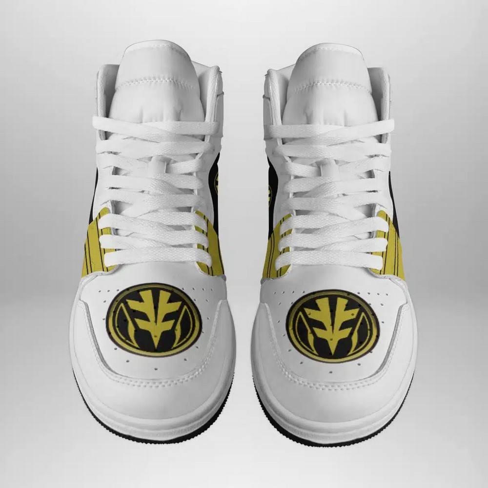 JWFancy White Ranger AJ1 High Sneakers Shoes For Men And Women