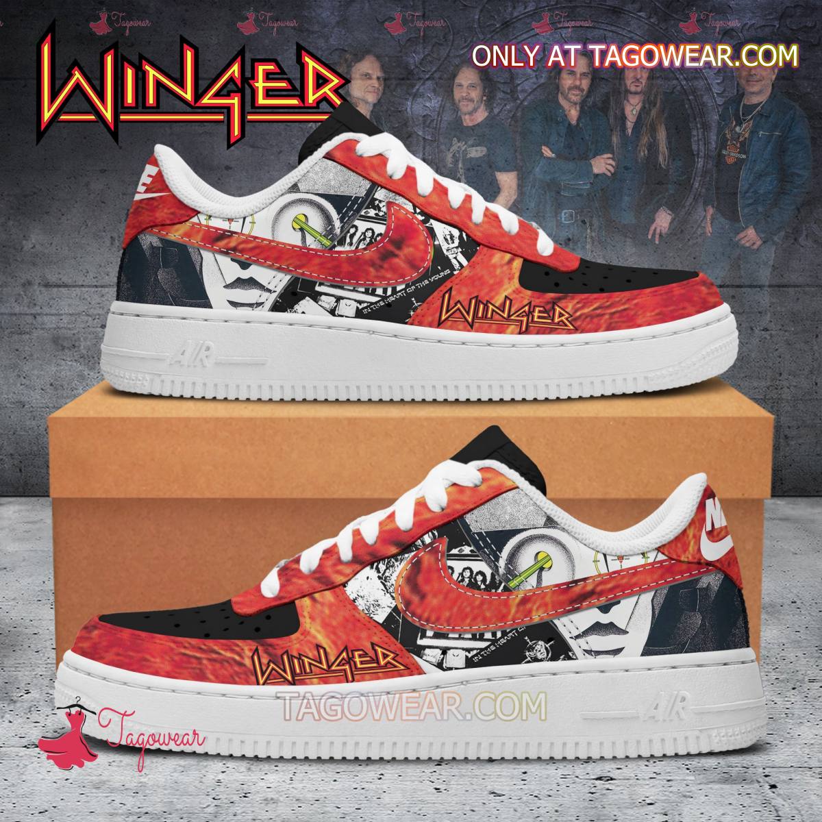 JWFancy Winger Air Low-Top Sneakers Shoes For Men And Women
