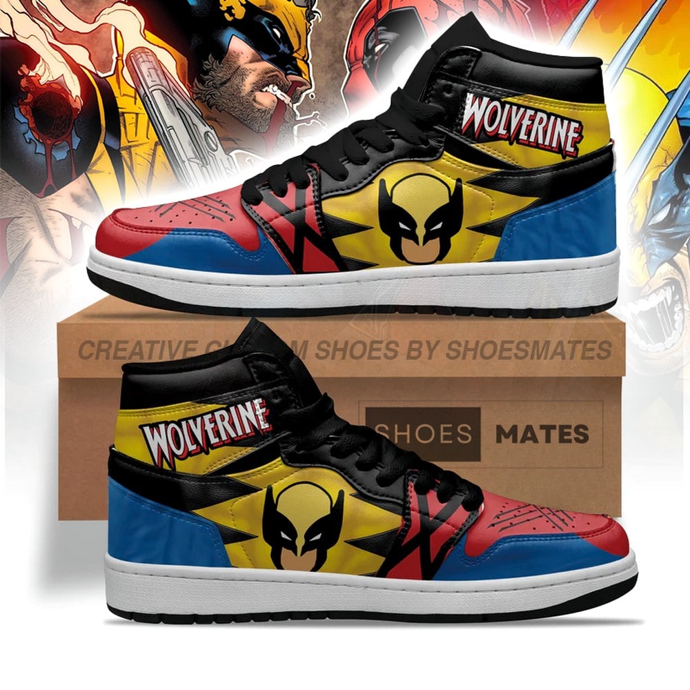 JWFancy Wolverine AJ1 High Sneakers Shoes For Men And Women