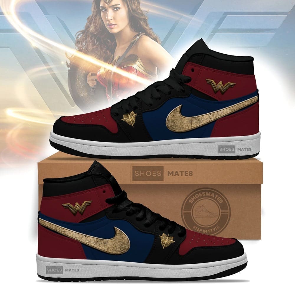 JWFancy Wonder Women AJ1 High Sneakers Shoes For Men And Women