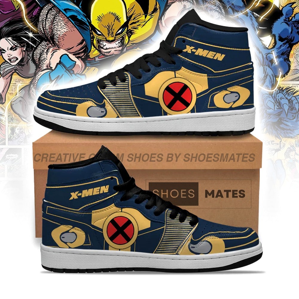 JWFancy X Men AJ1 High Sneakers Shoes For Men And Women