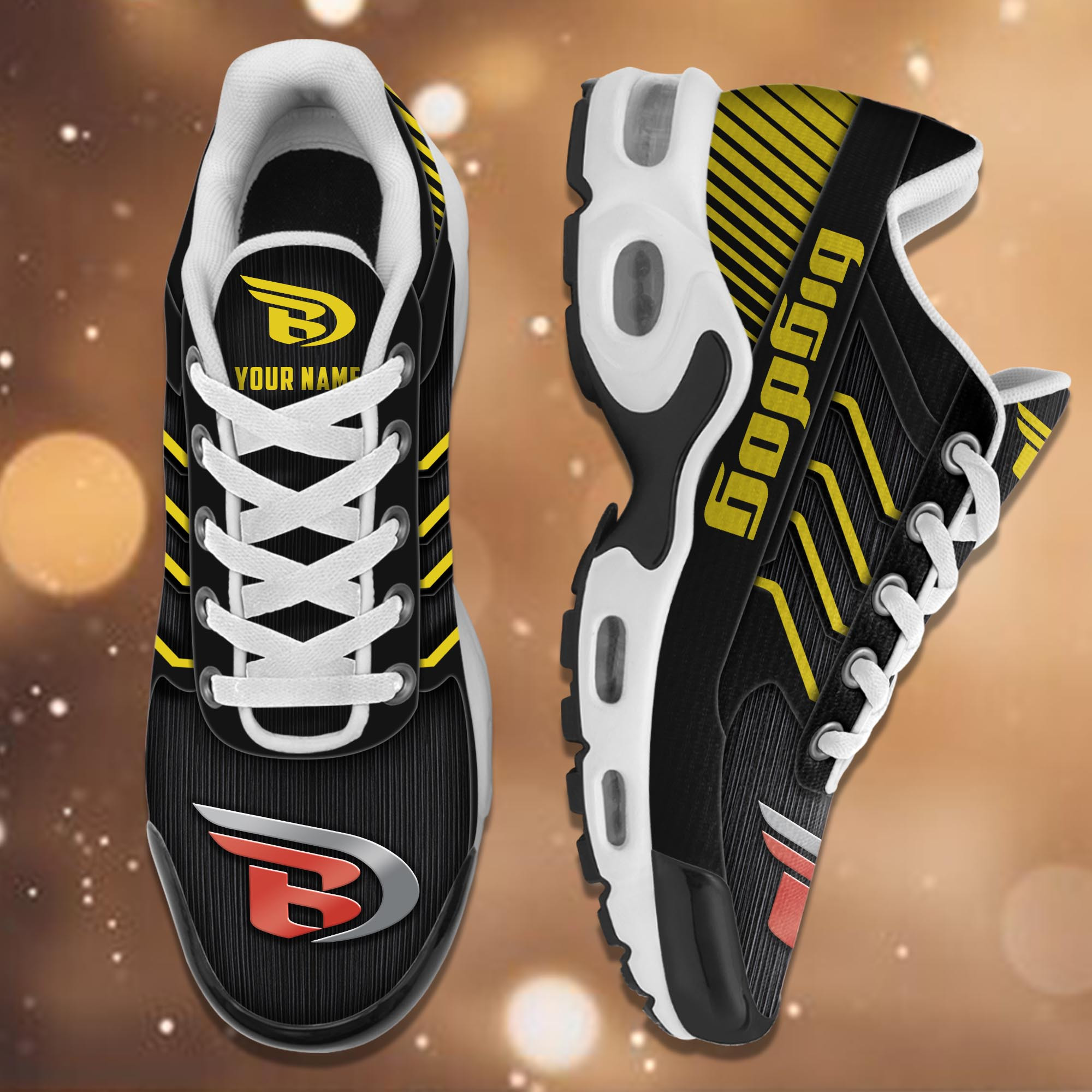 JWFancy Big Dog Motorcycles TN Shoes Sneakers For Men And Women