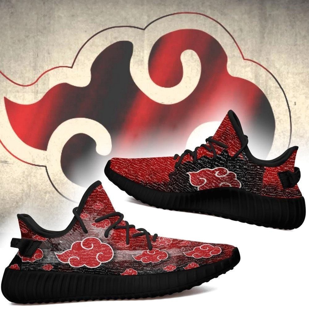 JWFancy Akatsuki Cloud Black Naruto  Max Soul Shoes Sneakers For Men And Women
