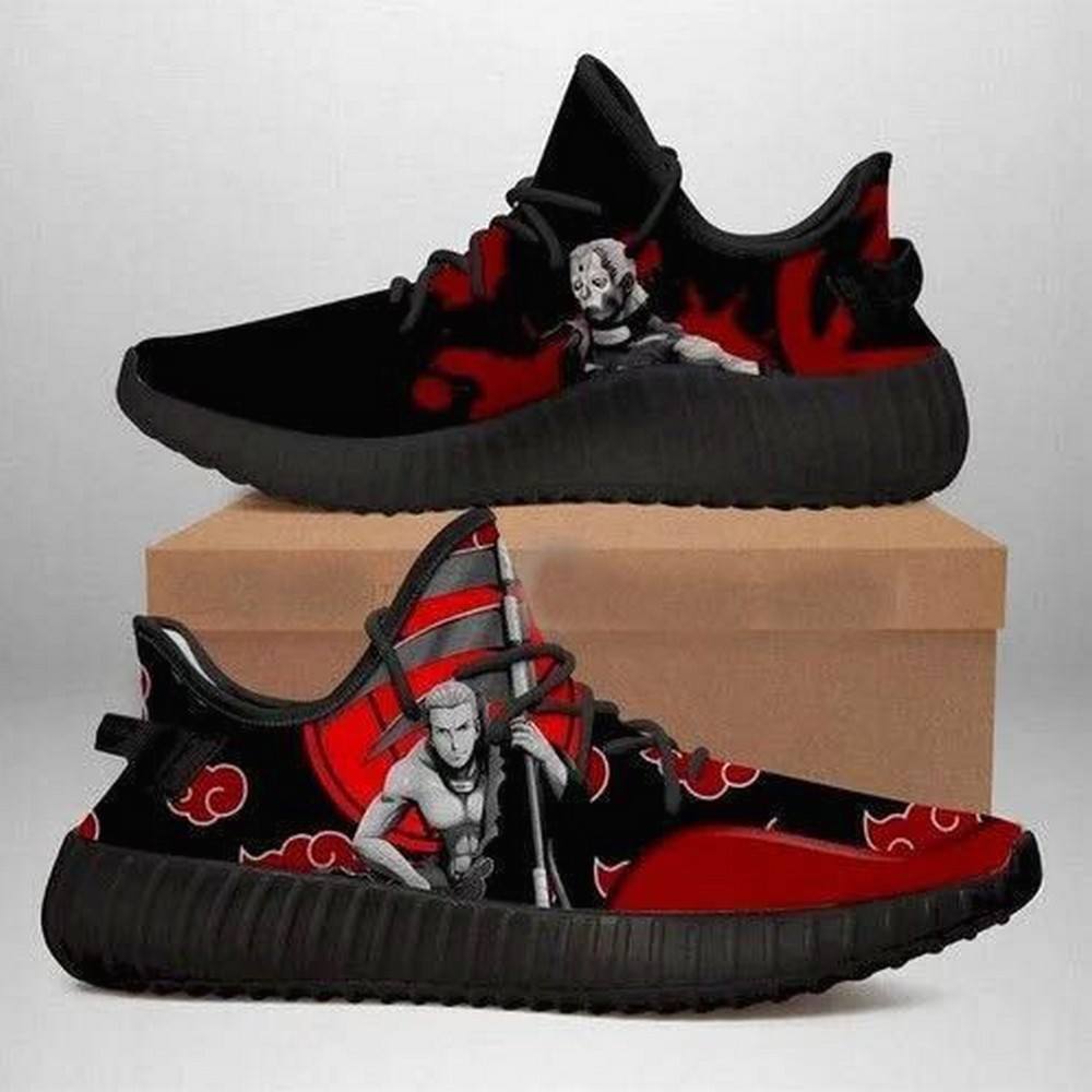 JWFancy Akatsuki Hidan Naruto Black  Max Soul Shoes Sneakers For Men And Women
