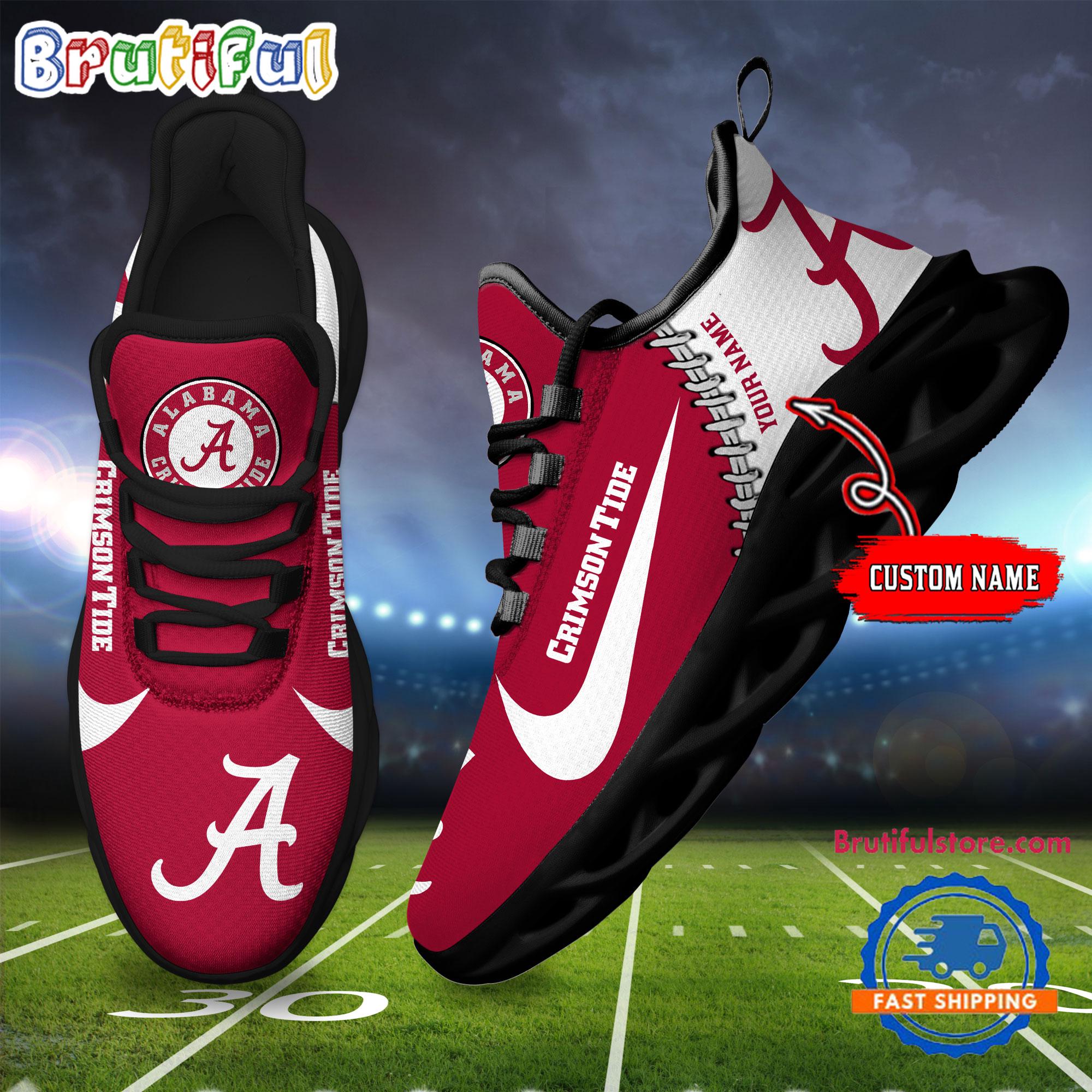 JWFancy Alabama Crimson Tide Max Soul Shoes Sneakers For Men And Women