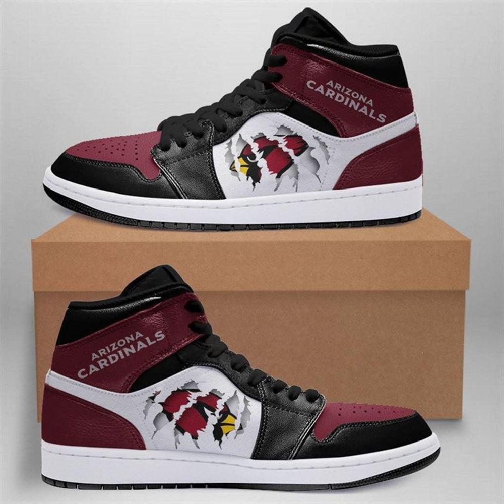 JWFancy Arizona Cardinals AJ1 High Sneakers Shoes For Men And Women