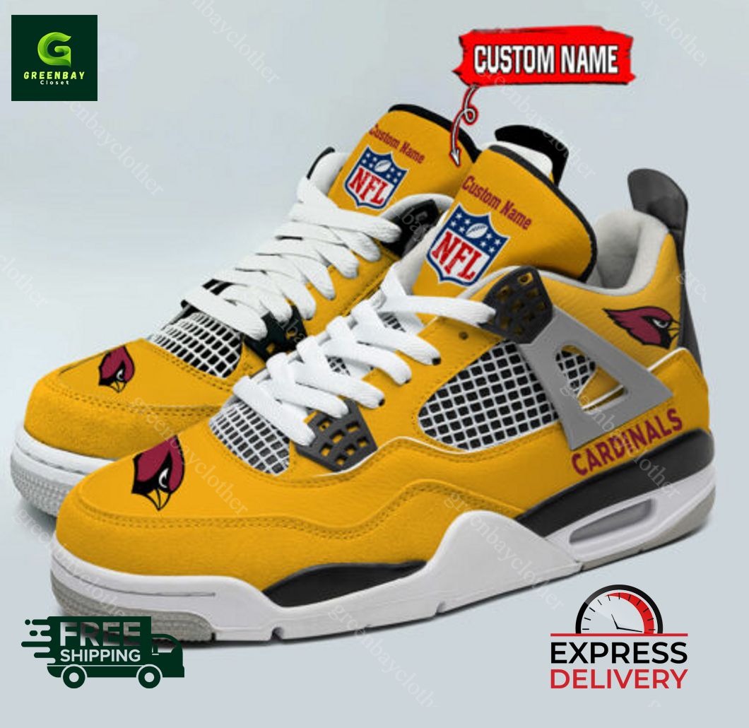 JWFancy Arizona Cardinals AJ4 Sneakers Shoes For Men And Women