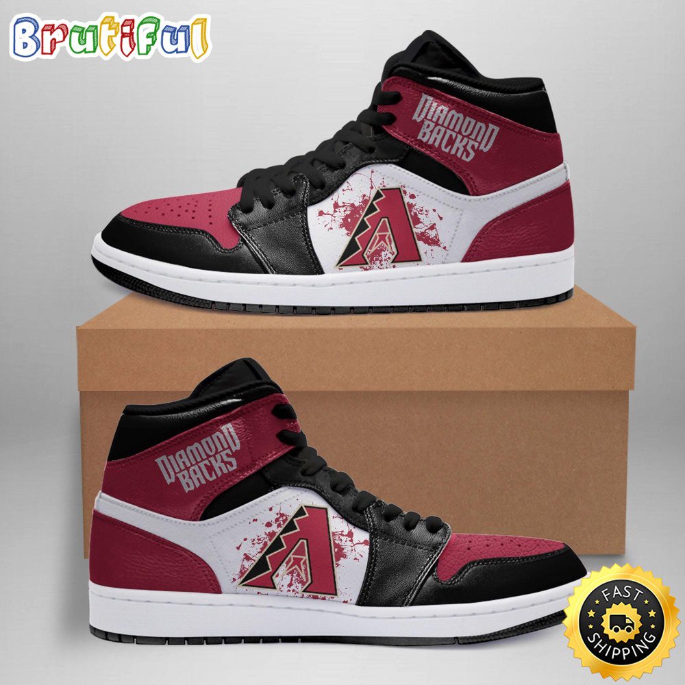 JWFancy Arizona Diamondbacks AJ1 High Sneakers Shoes For Men And Women