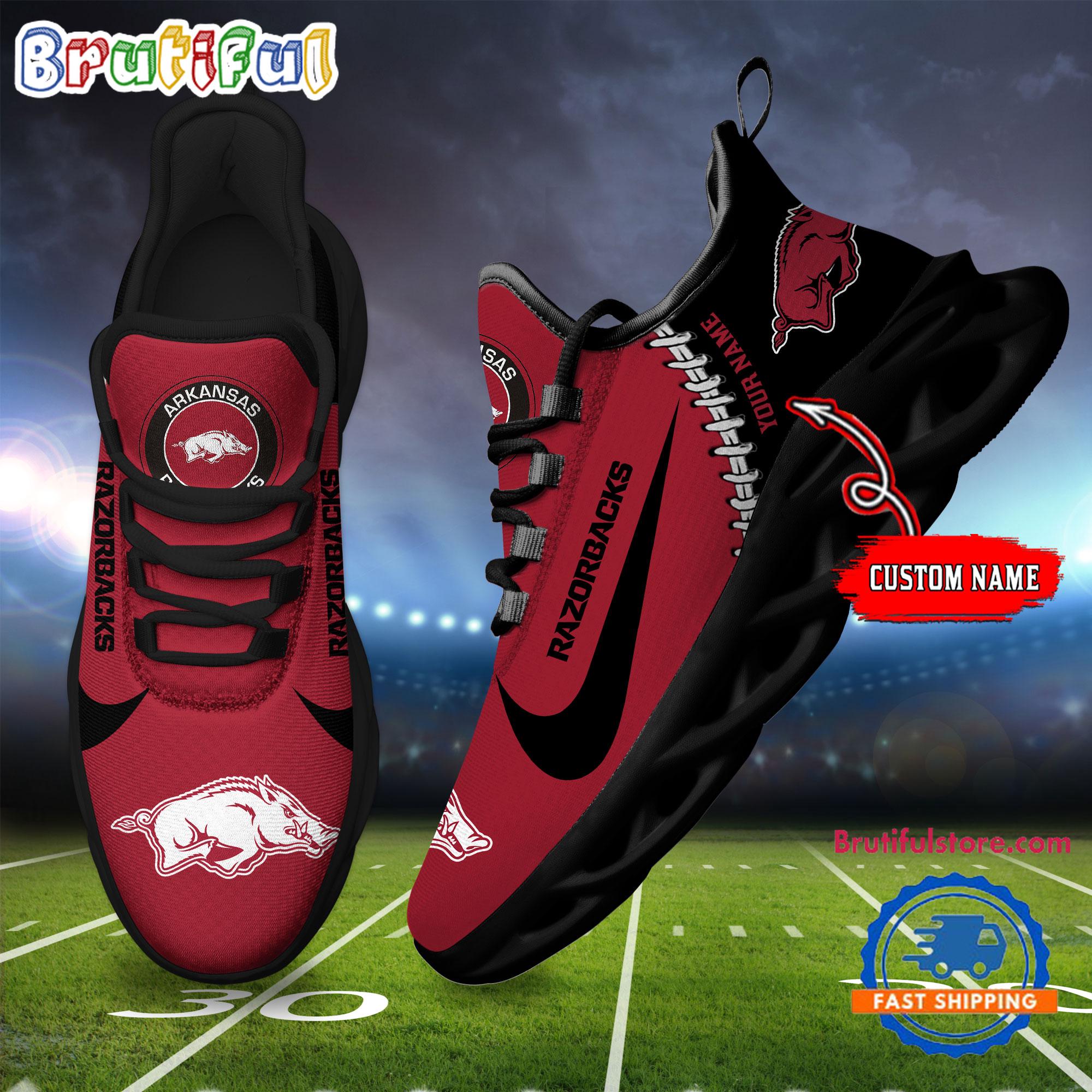 JWFancy Arkansas Razorbacks Max Soul Shoes Sneakers For Men And Women