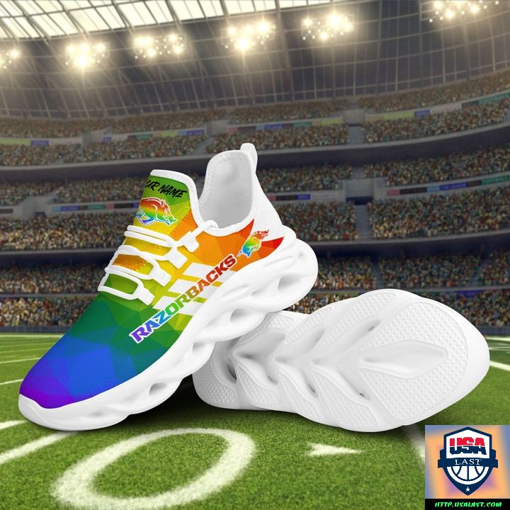 JWFancy Arkansas Razorbacks Max Soul Shoes Sneakers For Men And Women