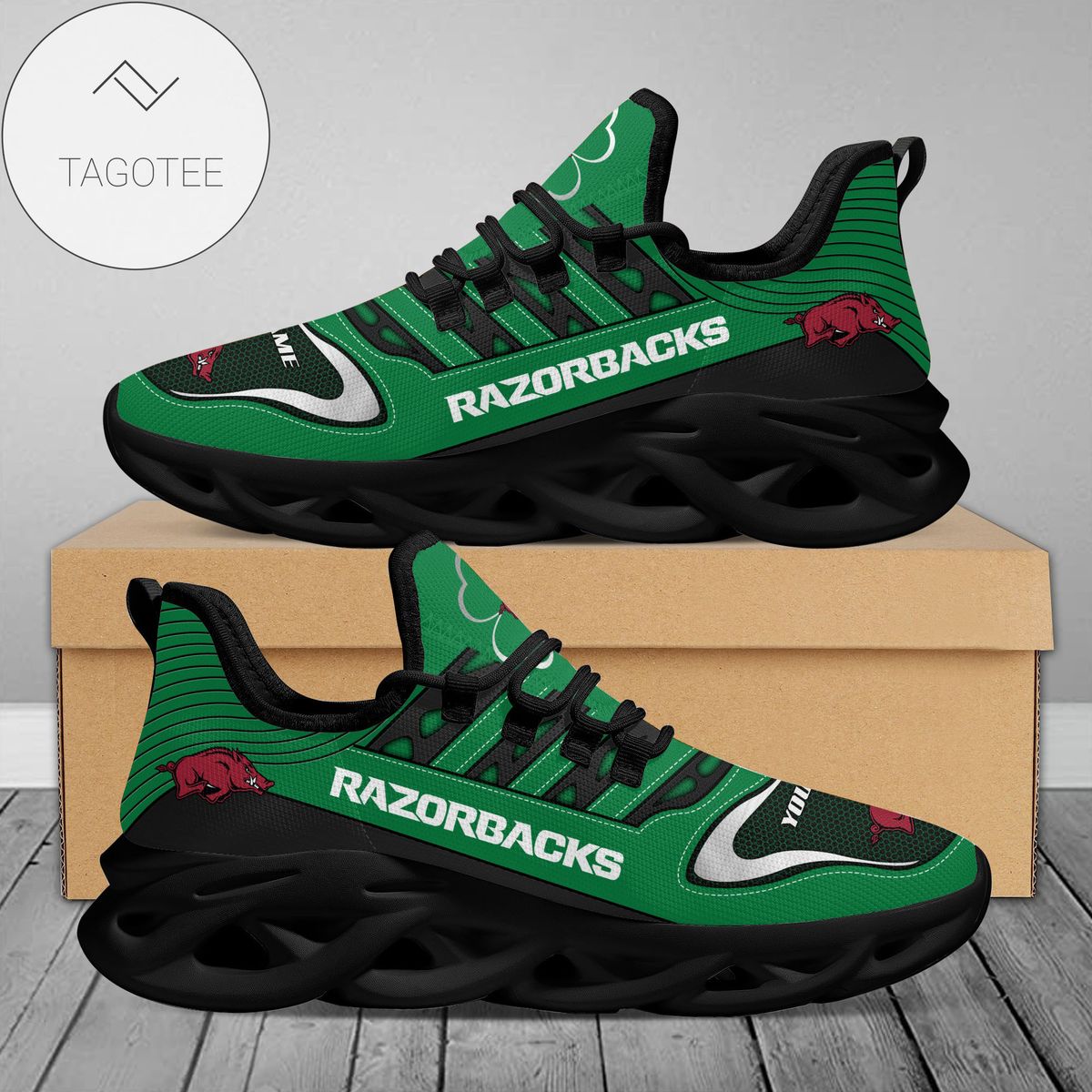 JWFancy Arkansas Razorbacks Max Soul Shoes Sneakers For Men And Women