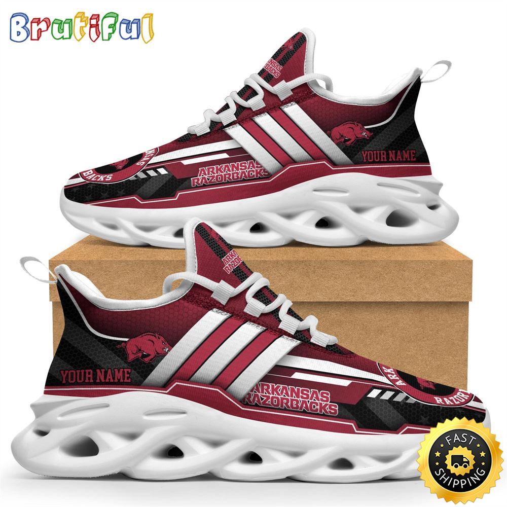 JWFancy Arkansas Razorbacks Max Soul Shoes Sneakers For Men And Women