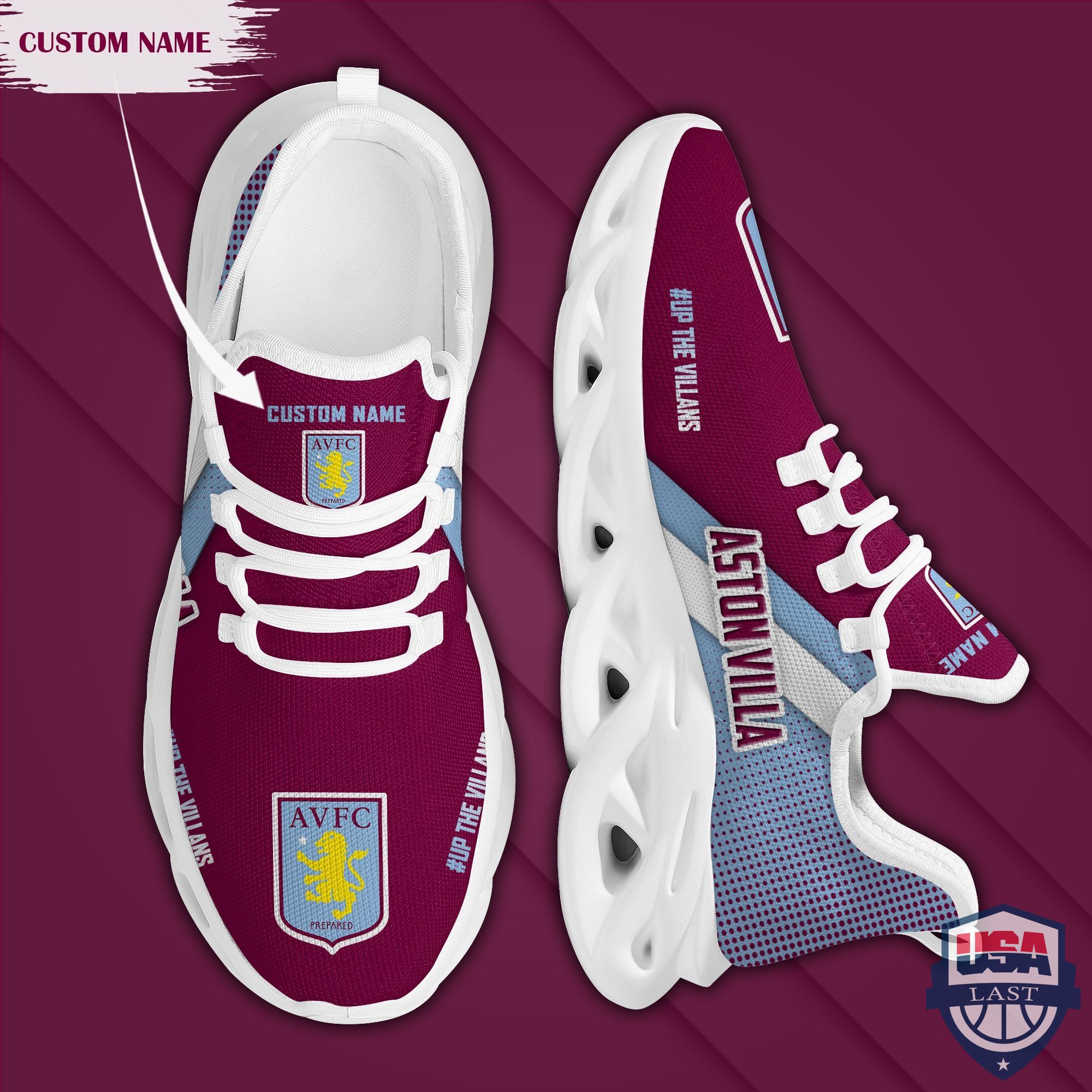 JWFancy Aston Villa Max Soul Shoes Sneakers For Men And Women