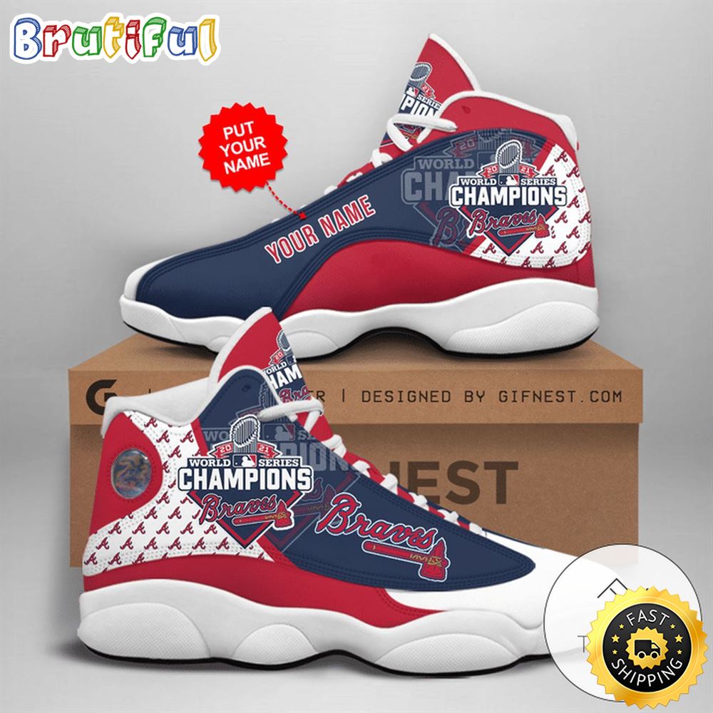 JWFancy Atlanta Braves AJ13 Sneakers Shoes For Men And Women