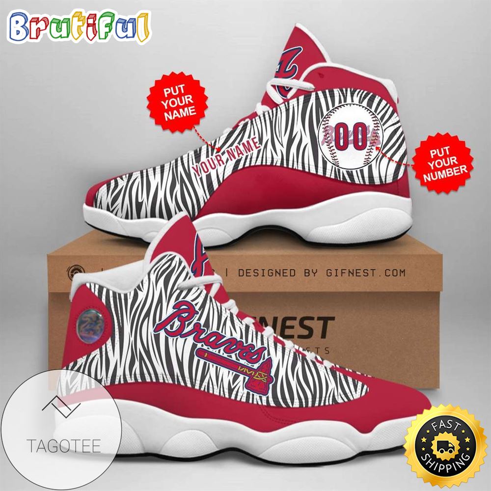 JWFancy Atlanta Braves AJ13 Sneakers Shoes For Men And Women