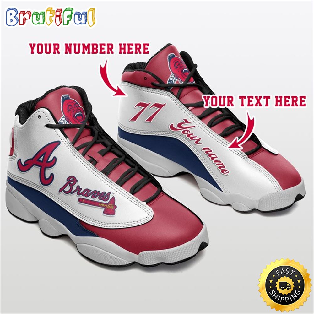 JWFancy Atlanta Braves AJ13 Sneakers Shoes For Men And Women