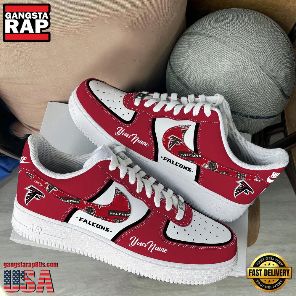 JWFancy Atlanta Falcons Air Low-Top Sneakers Shoes For Men And Women