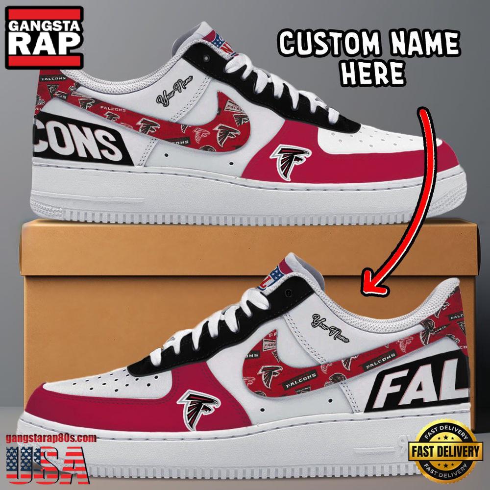 JWFancy Atlanta Falcons Air Low-Top Sneakers Shoes For Men And Women