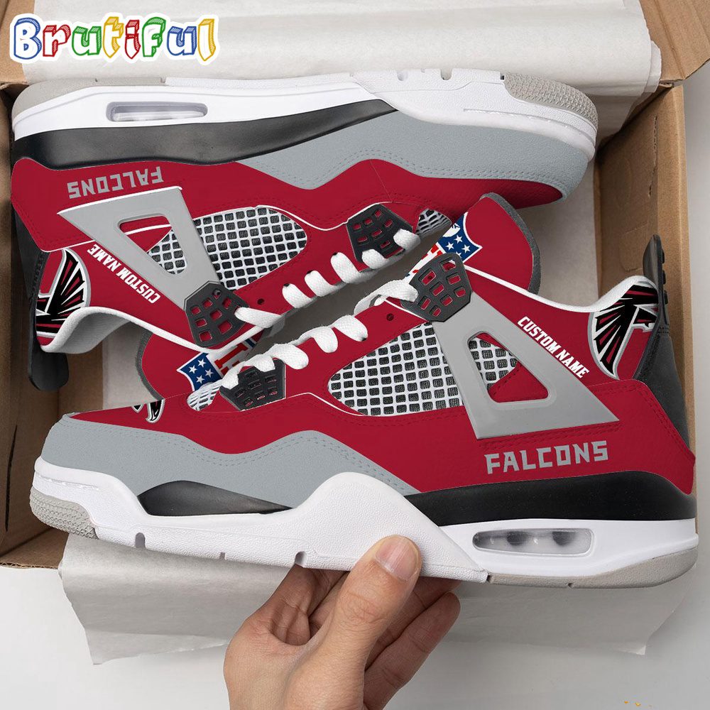 JWFancy Atlanta Falcons AJ4 Sneakers Shoes For Men And Women