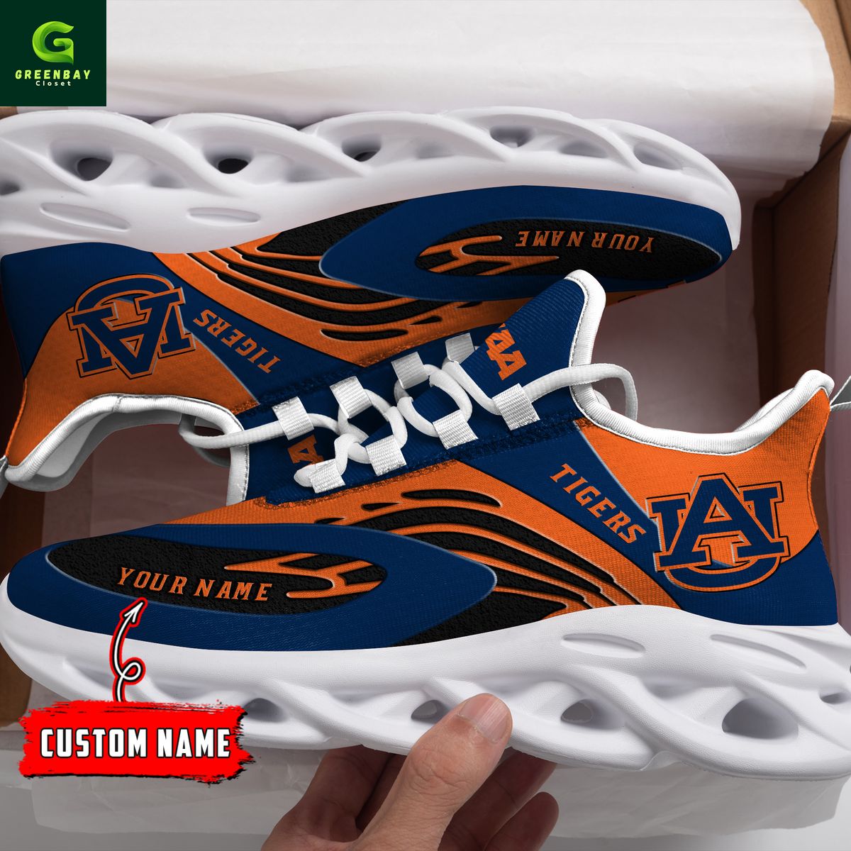 JWFancy Auburn Tigers Max Soul Shoes Sneakers For Men And Women