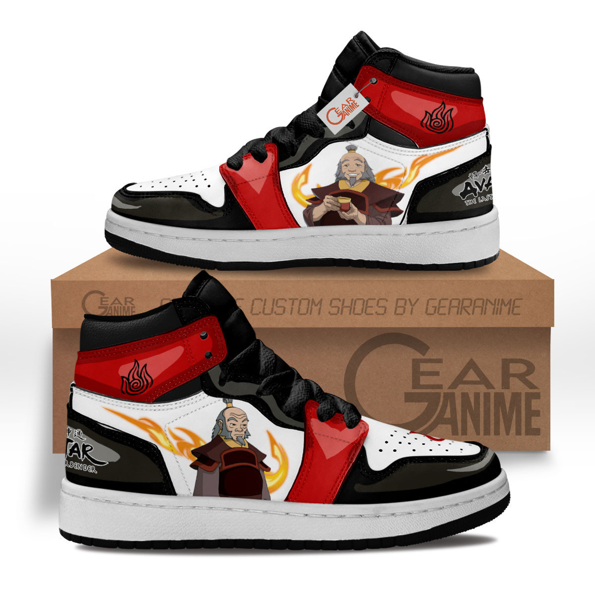 JWFancy Avatar: The Last Airbender AJ4 Sneakers Shoes For Men And Women