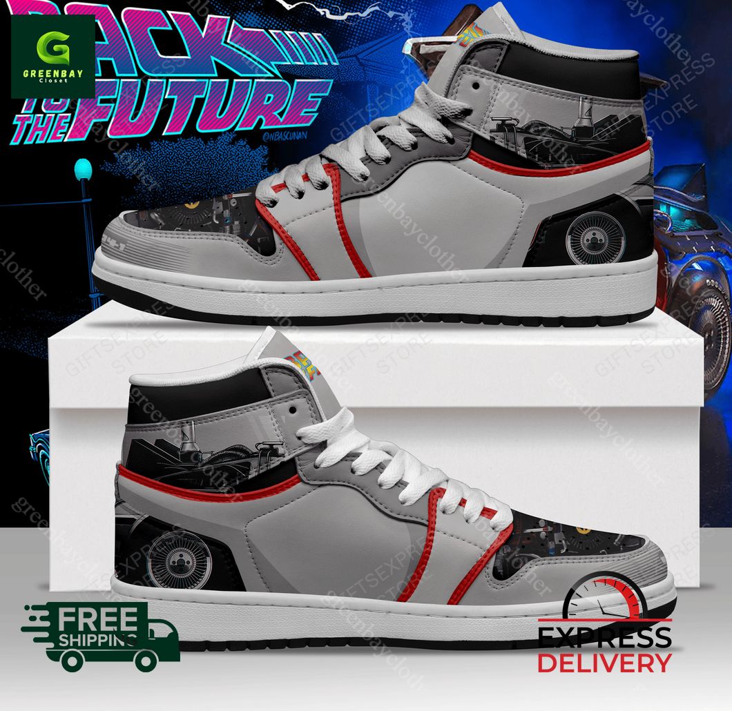 JWFancy Back to the Future AJ1 High Sneakers Shoes For Men And Women