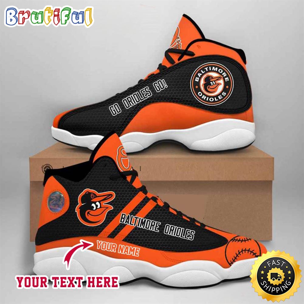 JWFancy Baltimore Orioles AJ13 Sneakers Shoes For Men And Women