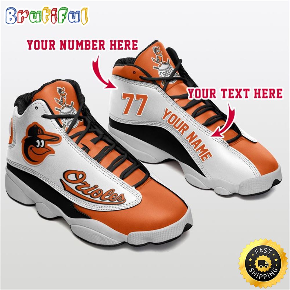 JWFancy Baltimore Orioles AJ13 Sneakers Shoes For Men And Women