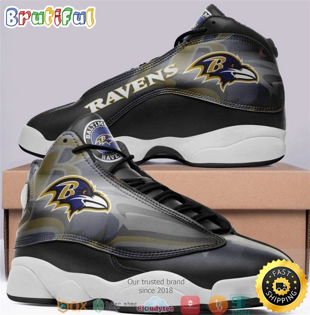 JWFancy Baltimore Ravens  AJ13 Sneakers Shoes For Men And Women