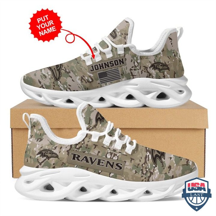 JWFancy Baltimore Ravens Max Soul Shoes Sneakers For Men And Women