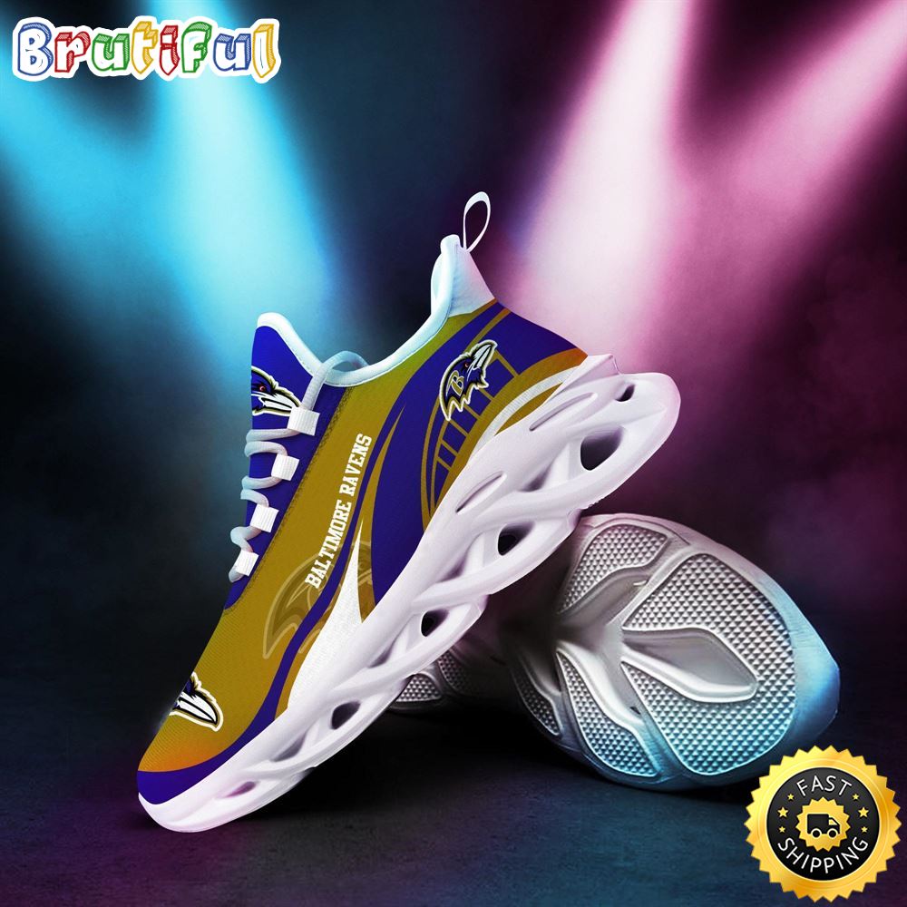 JWFancy Baltimore Ravens Max Soul Shoes Sneakers For Men And Women