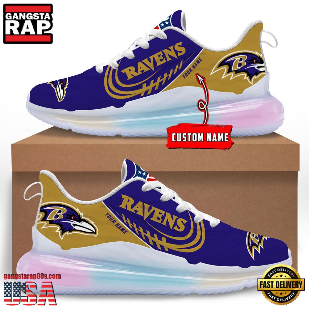 JWFancy Baltimore Ravens NK Running Shoes For Men And Women