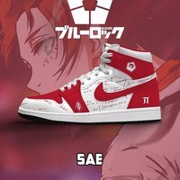 JWFancy Blue Lock AJ1 High Sneakers Shoes For Men And Women