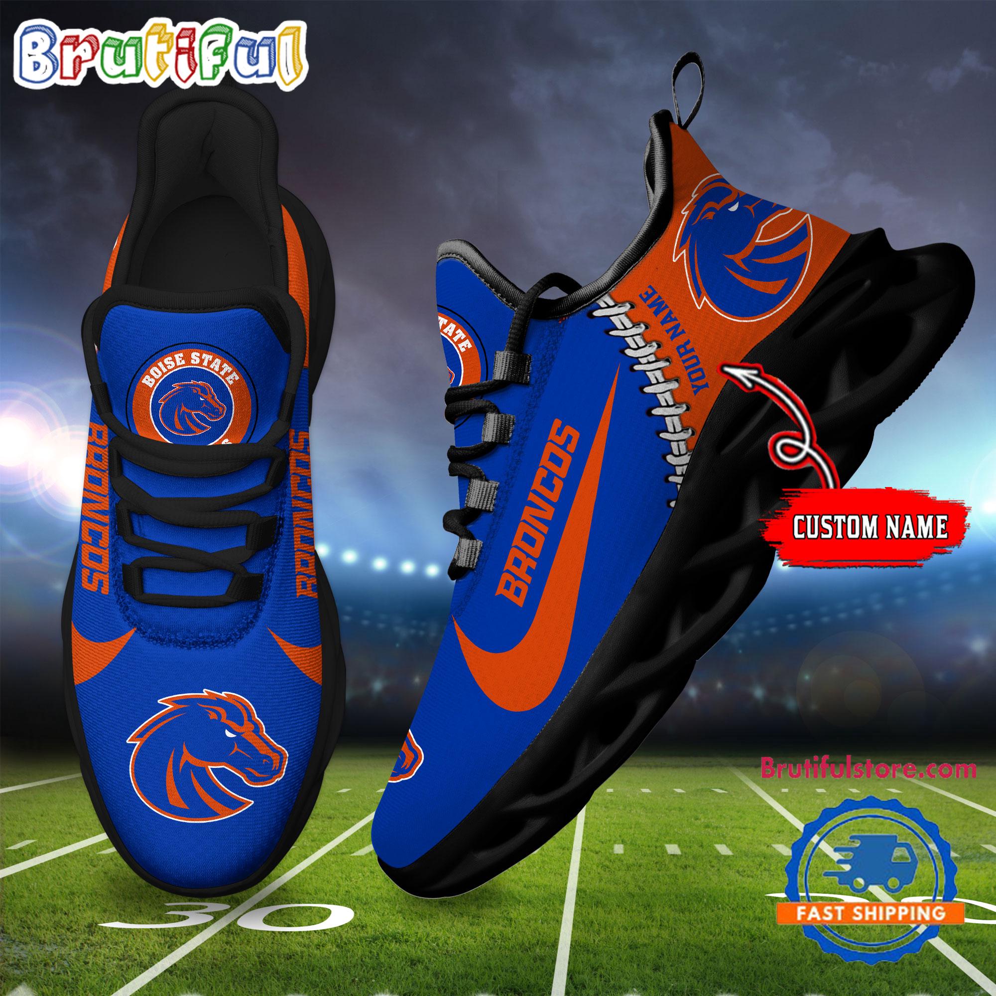 JWFancy Boise State Broncos Max Soul Shoes Sneakers For Men And Women