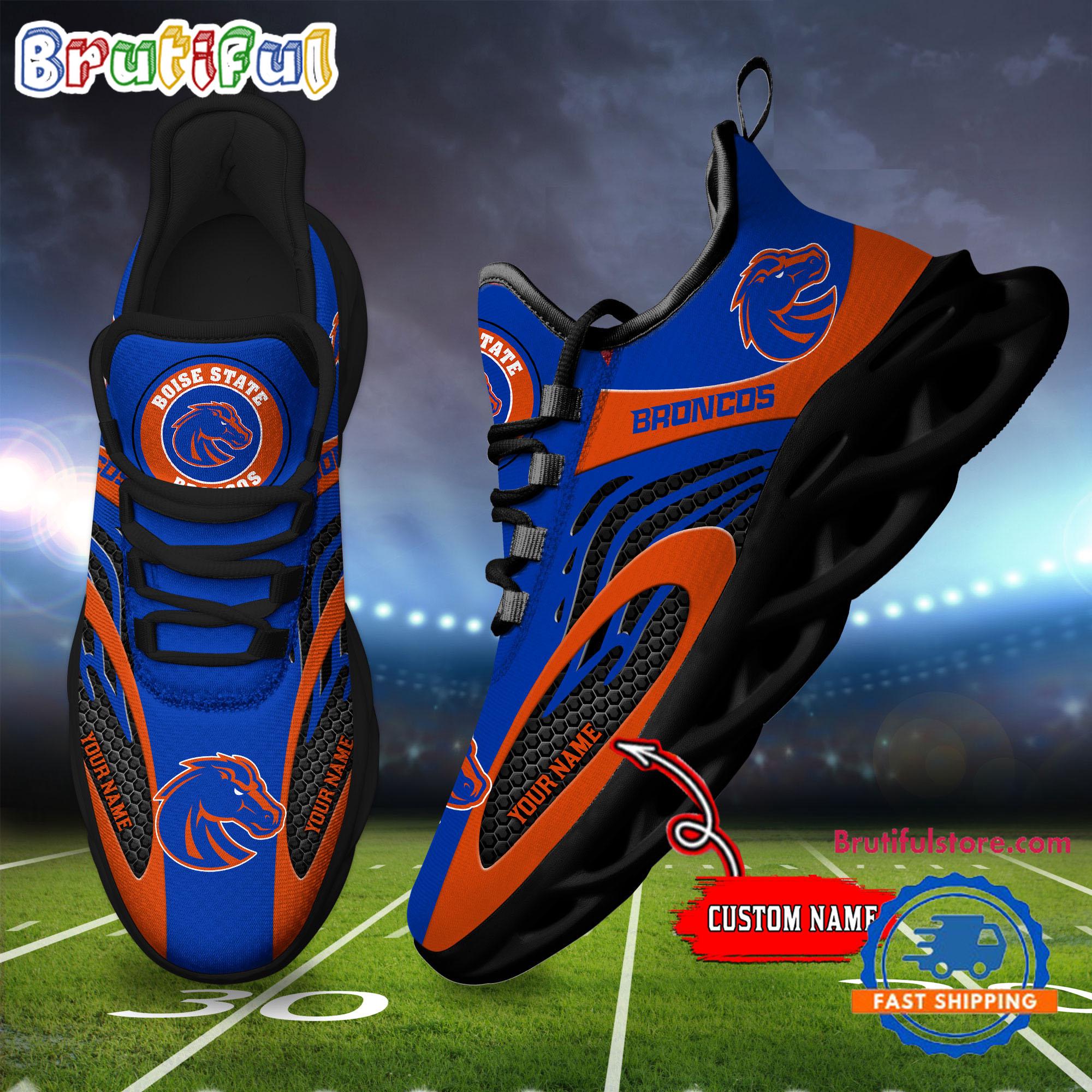 JWFancy Boise State Broncos Max Soul Shoes Sneakers For Men And Women