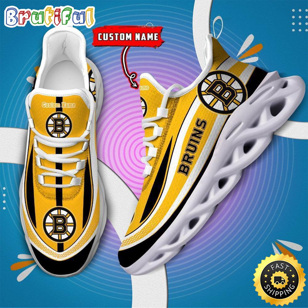 JWFancy Boston Bruins Max Soul Shoes Sneakers For Men And Women