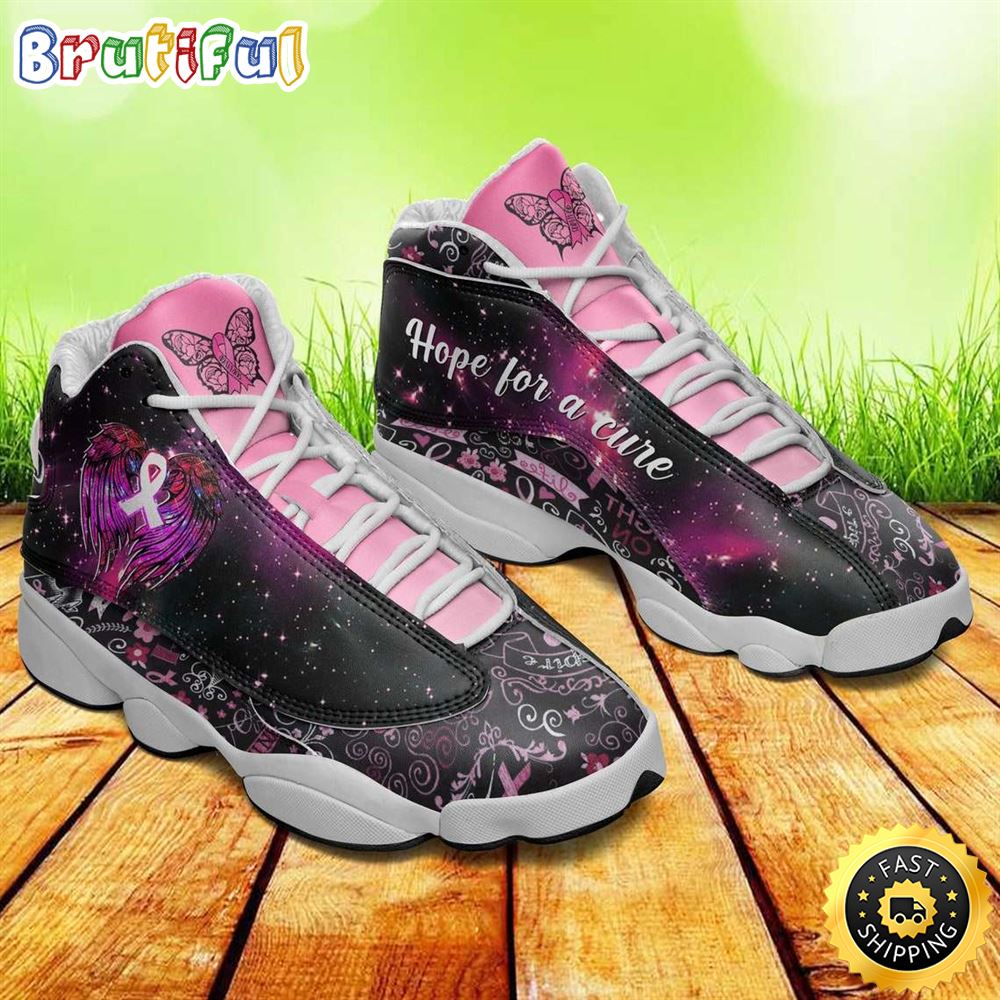 JWFancy Breast Cancer Awareness AJ13 Sneakers Shoes For Men And Women