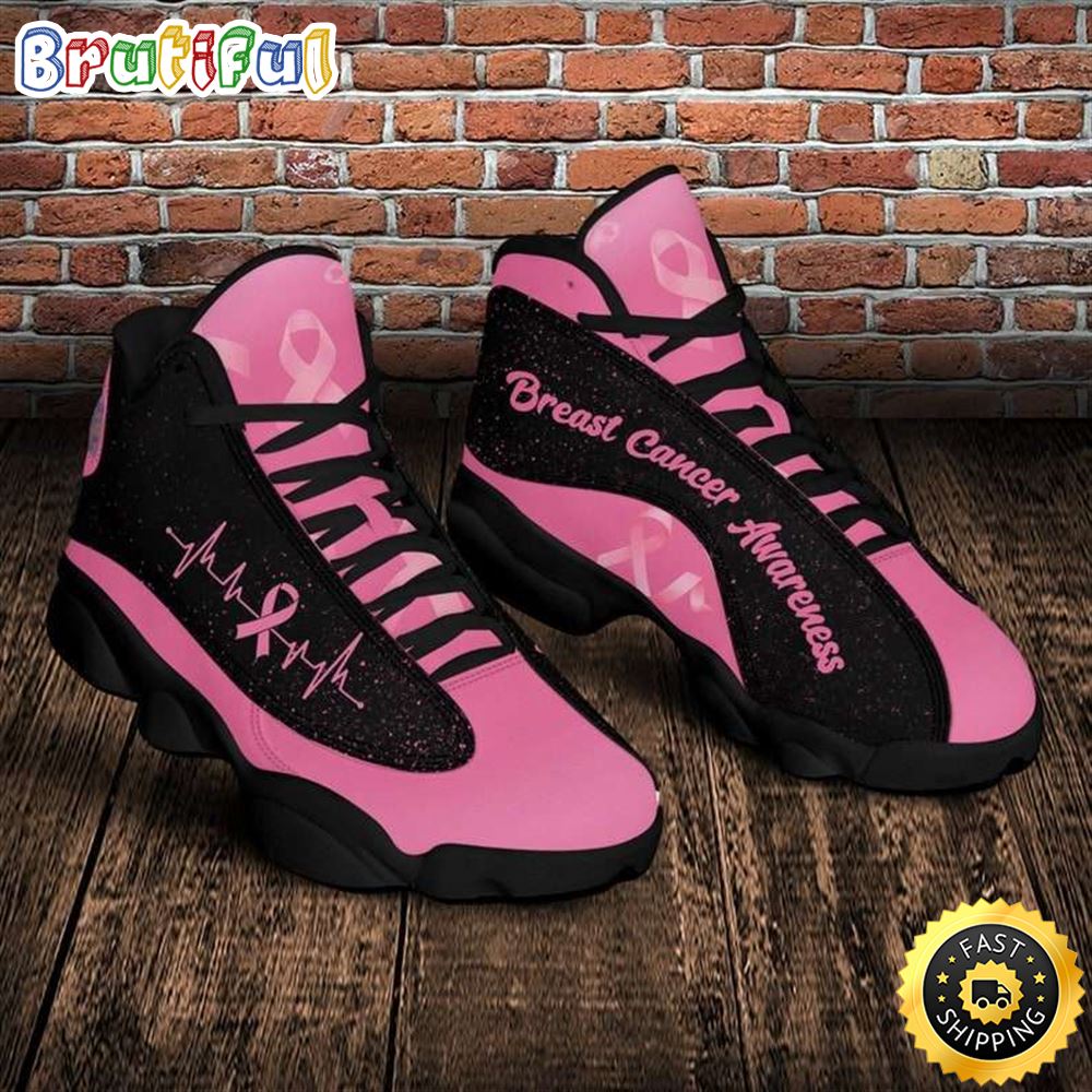 JWFancy Breast Cancer Awareness AJ13 Sneakers Shoes For Men And Women