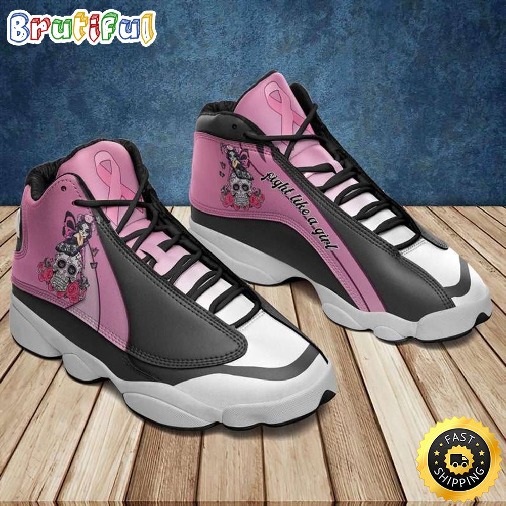 JWFancy Breast Cancer Awareness AJ13 Sneakers Shoes For Men And Women