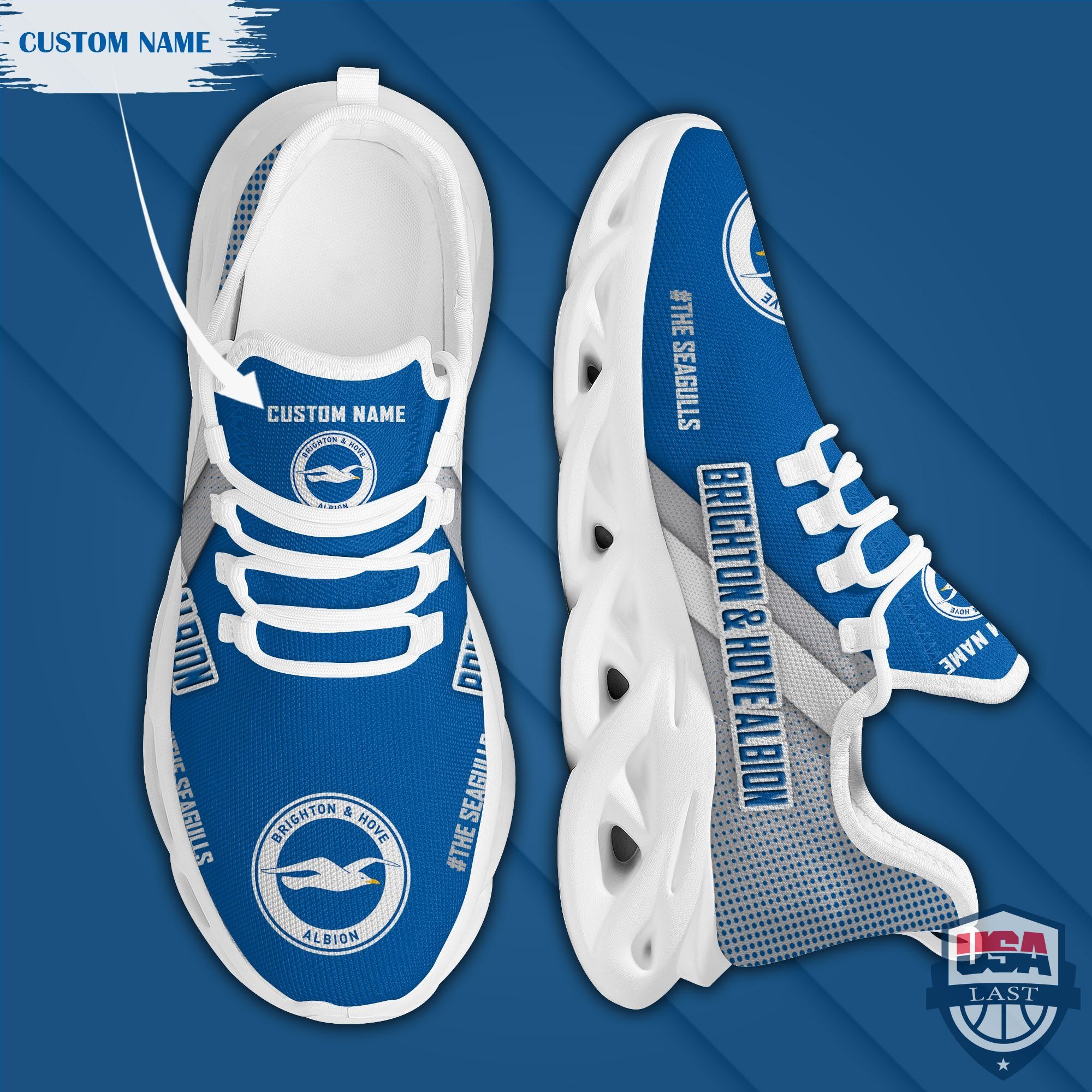 JWFancy Brighton & Hove Albion Max Soul Shoes Sneakers For Men And Women