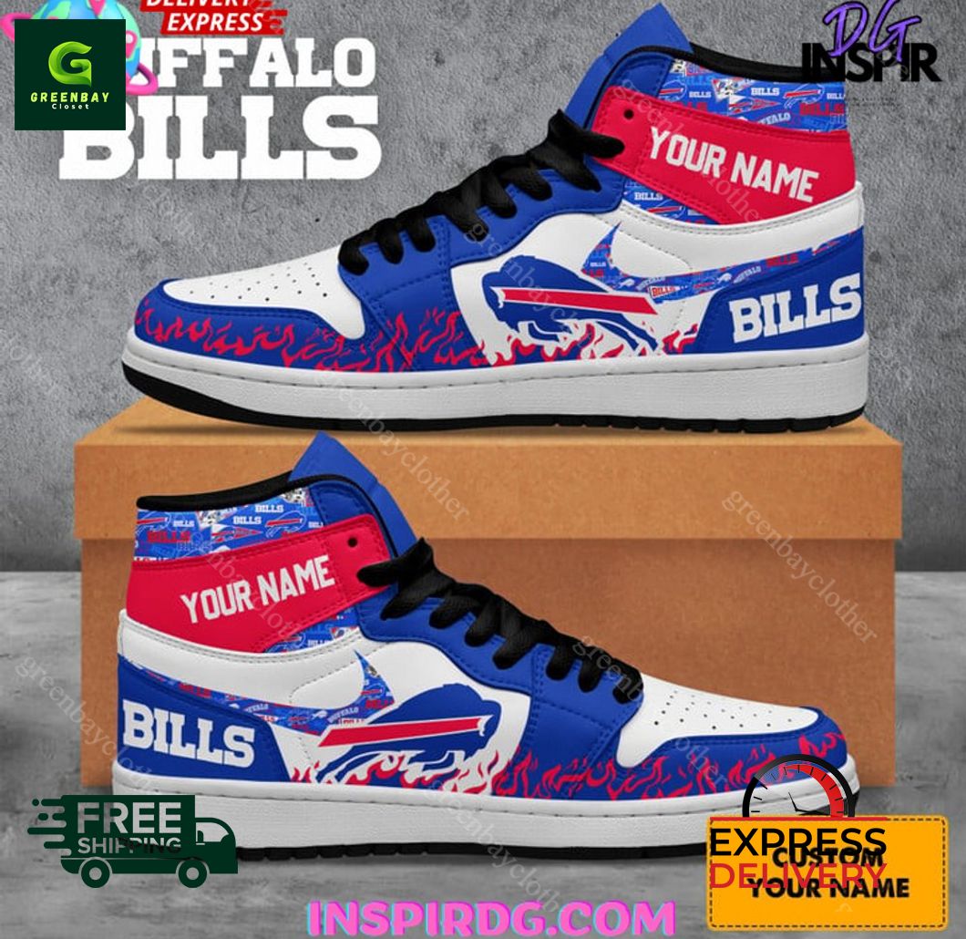 JWFancy Buffalo Bills AJ1 High Sneakers Shoes For Men And Women