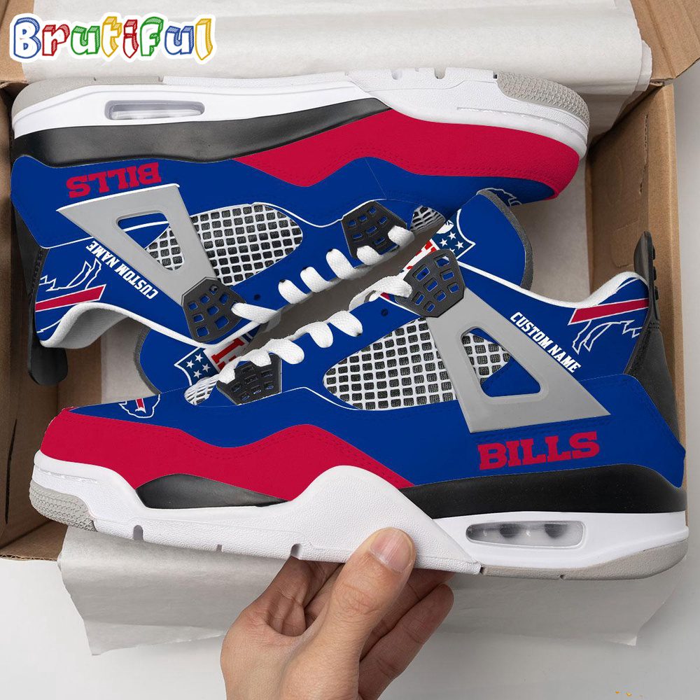 JWFancy Buffalo Bills AJ4 Sneakers Shoes For Men And Women