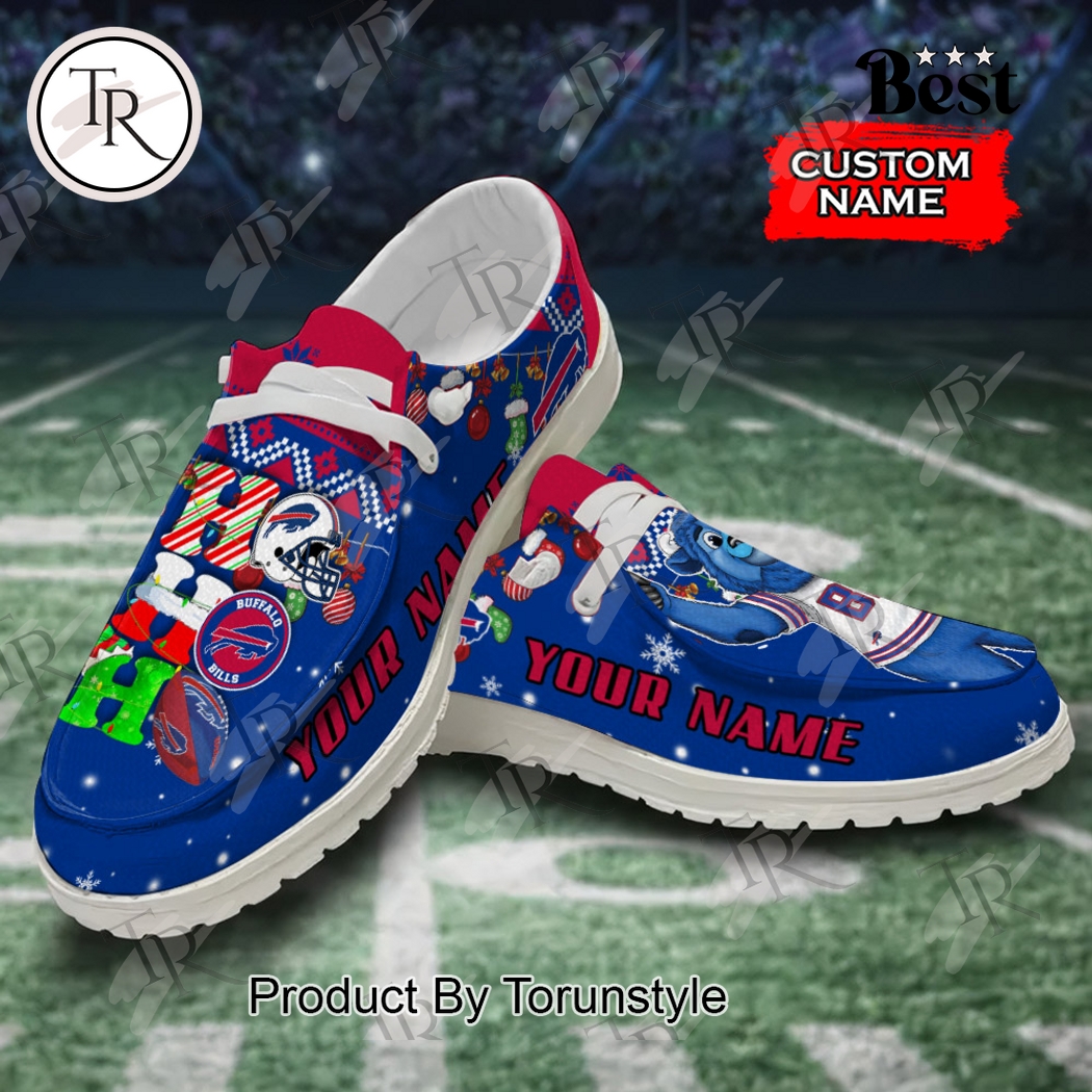 JWFancy Buffalo Bills x Christmas Personalized Hey Dude Shoes For Men And Women