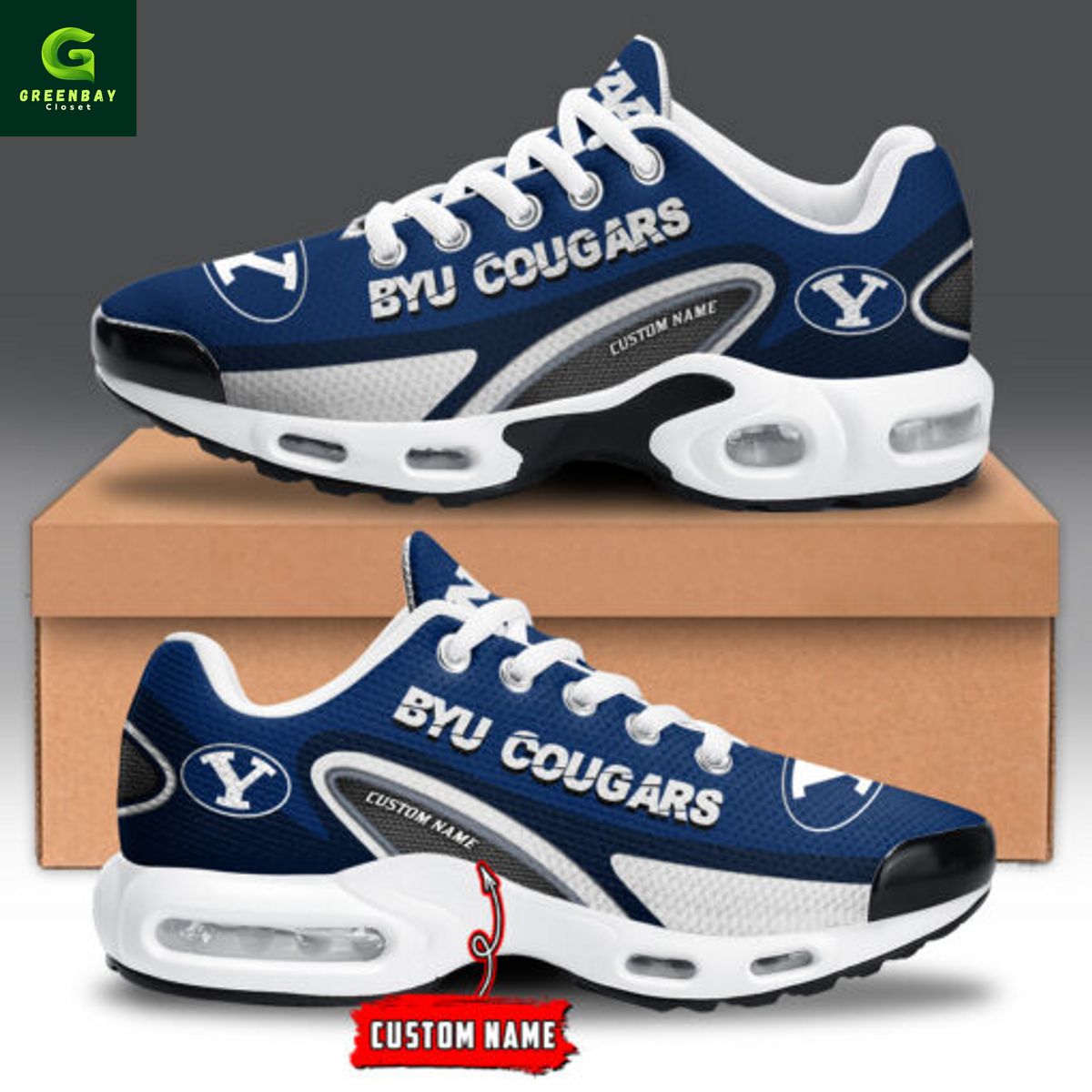 JWFancy BYU Cougars TN Shoes Sneakers For Men And Women